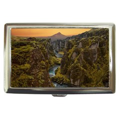 Landscape-cannon-river-mountain Cigarette Money Case