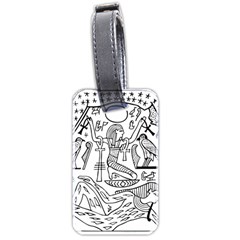 Egyptian-hieroglyphics-history-seb Luggage Tag (two Sides)