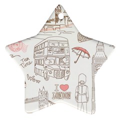 London-paris-drawing-vector-london-comics Ornament (star)