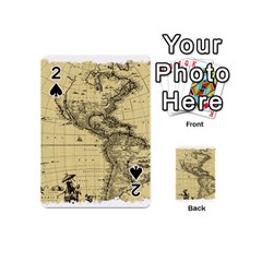 Map-vintage-old-ancient-antique Playing Cards 54 Designs (mini)