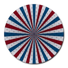 Usa-deco-background Round Mousepads