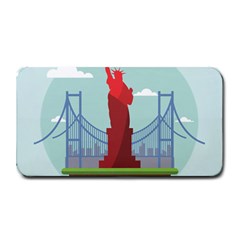 New-york-usa-liberty-landmark Medium Bar Mats