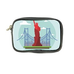 New-york-usa-liberty-landmark Coin Purse by Sudhe