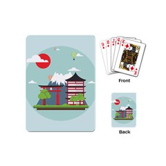 Japan-landmark-landscape-view Playing Cards Single Design (mini)