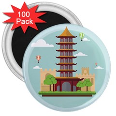 China-landmark-landscape-chinese 3  Magnets (100 pack)