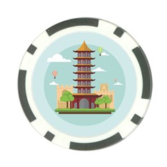 China-landmark-landscape-chinese Poker Chip Card Guard