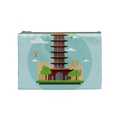 China-landmark-landscape-chinese Cosmetic Bag (Medium)