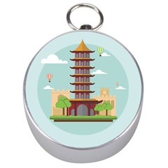 China-landmark-landscape-chinese Silver Compasses