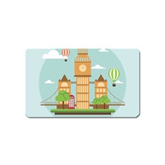 London-watch-landmark-england Magnet (name Card)