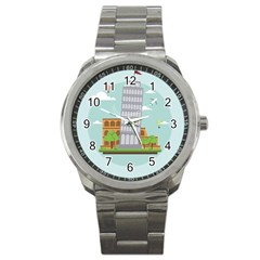 Roma-landmark-landscape-italy-rome Sport Metal Watch