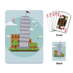 Roma-landmark-landscape-italy-rome Playing Cards Single Design (rectangle)