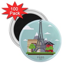 Paris-france-french-europe-travel 2 25  Magnets (100 Pack) 