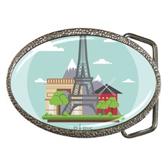 Paris-france-french-europe-travel Belt Buckles