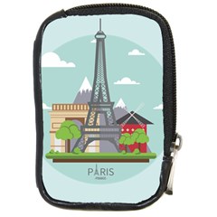 Paris-france-french-europe-travel Compact Camera Leather Case by Sudhe