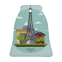 Paris-france-french-europe-travel Ornament (bell) by Sudhe