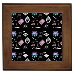 Pastel Goth Witch Framed Tile by InPlainSightStyle