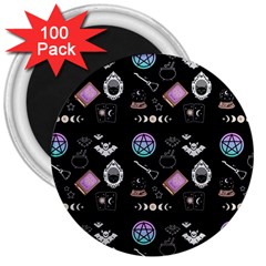 Pastel Goth Witch 3  Magnets (100 Pack) by InPlainSightStyle