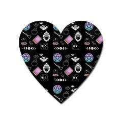 Pastel Goth Witch Heart Magnet by InPlainSightStyle