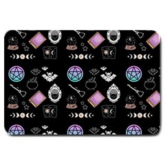 Pastel Goth Witch Large Doormat  by InPlainSightStyle