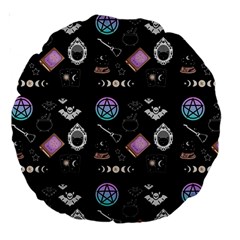 Pastel Goth Witch Large 18  Premium Round Cushions by InPlainSightStyle