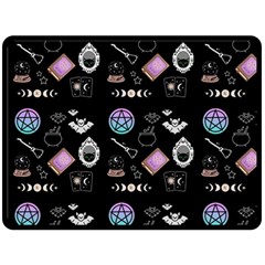 Pastel Goth Witch Double Sided Fleece Blanket (large)  by InPlainSightStyle