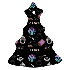 Pastel Goth Witch Christmas Tree Ornament (two Sides) by InPlainSightStyle