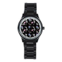 Pastel Goth Witch Stainless Steel Round Watch by InPlainSightStyle