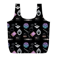 Pastel Goth Witch Full Print Recycle Bag (l)