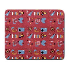 50s Red Large Mousepads by InPlainSightStyle