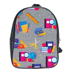 80s And 90s School Pattern School Bag (xl) by InPlainSightStyle