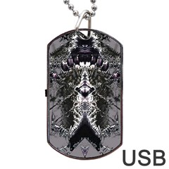 Alien Deco Dog Tag Usb Flash (one Side) by MRNStudios