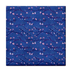 Branches With Peach Flowers Face Towel