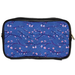 Branches With Peach Flowers Toiletries Bag (two Sides) by SychEva