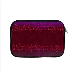 Red Splashes On Purple Background Apple Macbook Pro 15  Zipper Case by SychEva