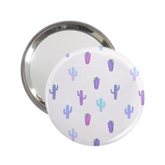 Purple And Blue Cacti 2 25  Handbag Mirrors by SychEva