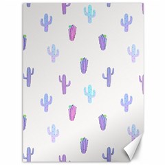 Purple And Blue Cacti Canvas 36  X 48  by SychEva