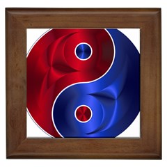 Yin-yang-eastern-asian-philosophy Framed Tile