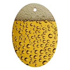 Beer Bubbles Ornament (oval)