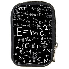 Science-albert-einstein-formula-mathematics-physics-special-relativity Compact Camera Leather Case