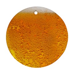 Beer Bubbles Pattern Ornament (round)