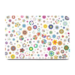 Flower Floral Pattern Plate Mats