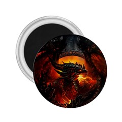 Dragon Fire Fantasy Art 2 25  Magnets