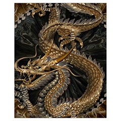 Fantasy Dragon Pentagram Drawstring Bag (small) by Sudhe