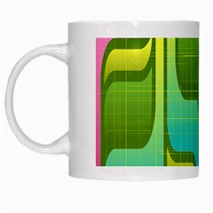 Background-color-texture-bright White Mugs by Sudhe