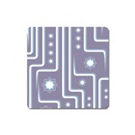 Pattern-non-seamless-background Square Magnet Front