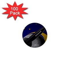 Science-fiction-sci-fi-sci-fi-logo 1  Mini Buttons (100 Pack) 