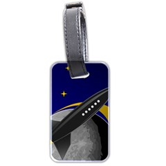 Science-fiction-sci-fi-sci-fi-logo Luggage Tag (two Sides) by Sudhe