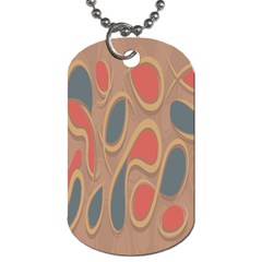 Background-abstract-non-seamless Dog Tag (one Side)