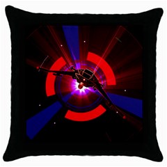 Science-fiction-cover-adventure Throw Pillow Case (black)