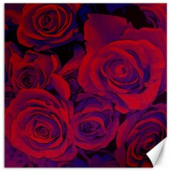 Roses-red-purple-flowers-pretty Canvas 16  X 16 